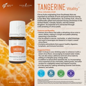 TANGERINE Vitality 柑橘精油調味料